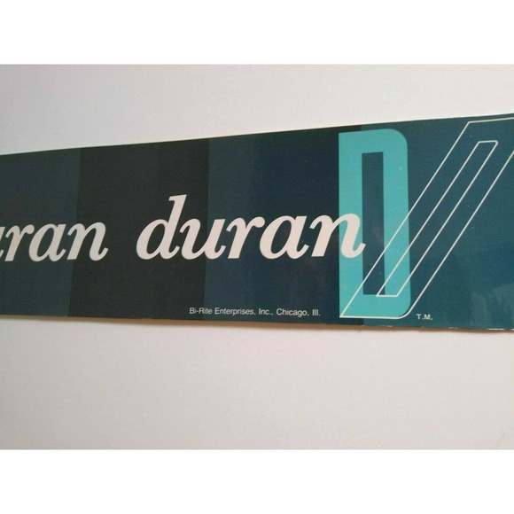 Duran Duran Bumper Sticker Union Of The Snake Original NOS Unused New Wave 1984 - Picture 5 of 5